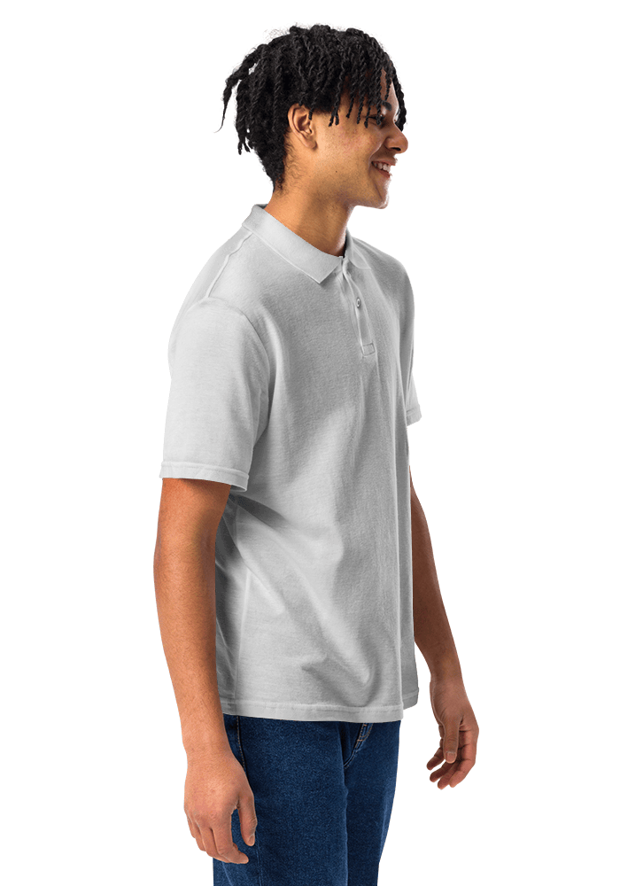 Wholesale Heavyweight Cotton Pique Polo - Black