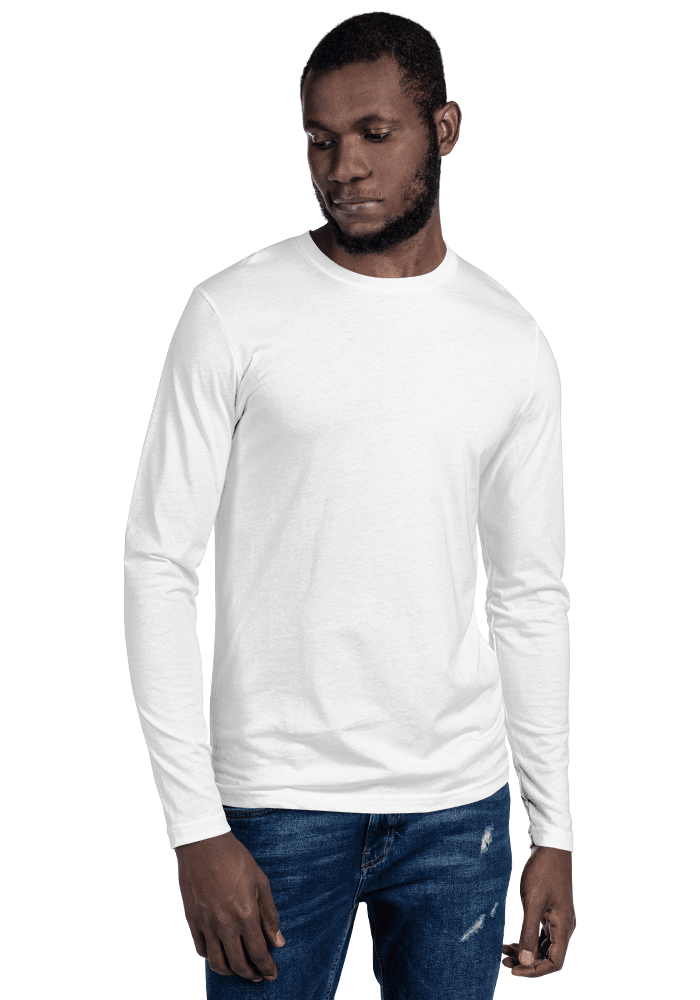 Camiseta manga larga ajustada hombre - Next 3601 | Printful