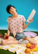 All-Over Print Crop Tee thumbnail 1