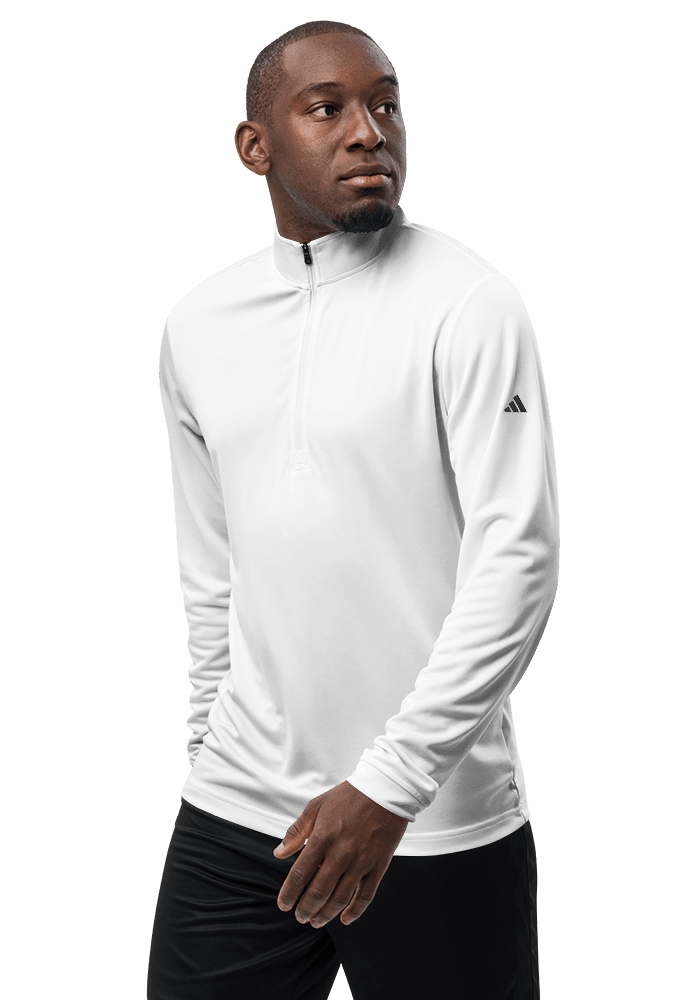 Adidas Lightweight Quarter-Zip Pullover with Custom Embroidery