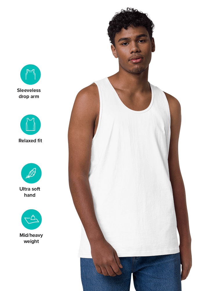 Men's Premium Tank Top - Cotton Heritage MC1790 | Printful