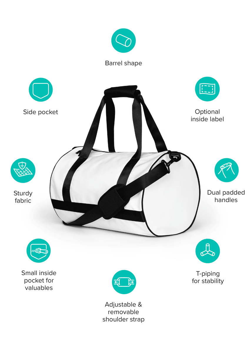 Fabric on sale gym bag