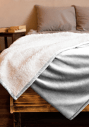 Embroidered Premium Sherpa Blanket | Port Authority BP40 thumbnail 2