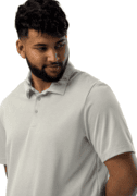 Unisex Adidas Space-Dyed Polo Shirt | A591 thumbnail 3