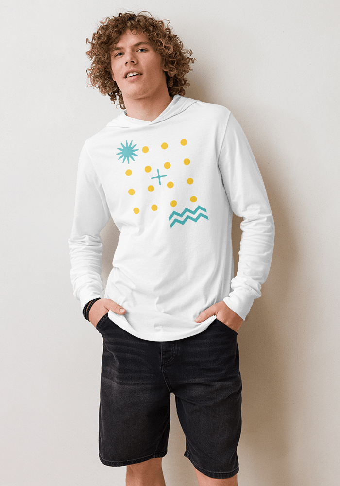 Unisex Hooded Long Sleeve Tee | Bella Canvas 3512 main 5