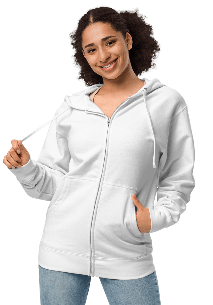 Unisex Fleece Zip Up Hoodie | Independent Trading Co. SS4500Z main 2