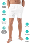 All-Over Print Recycled Swim Trunks thumbnail 4