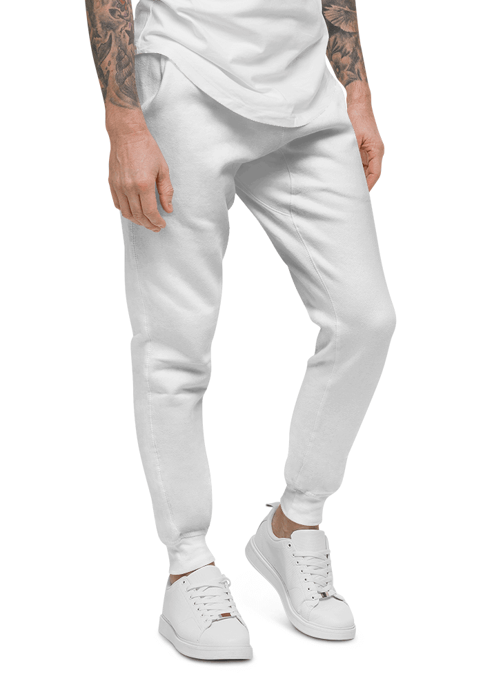 Closed Bottom Fleece Sweatpants with Side Seam Pockets