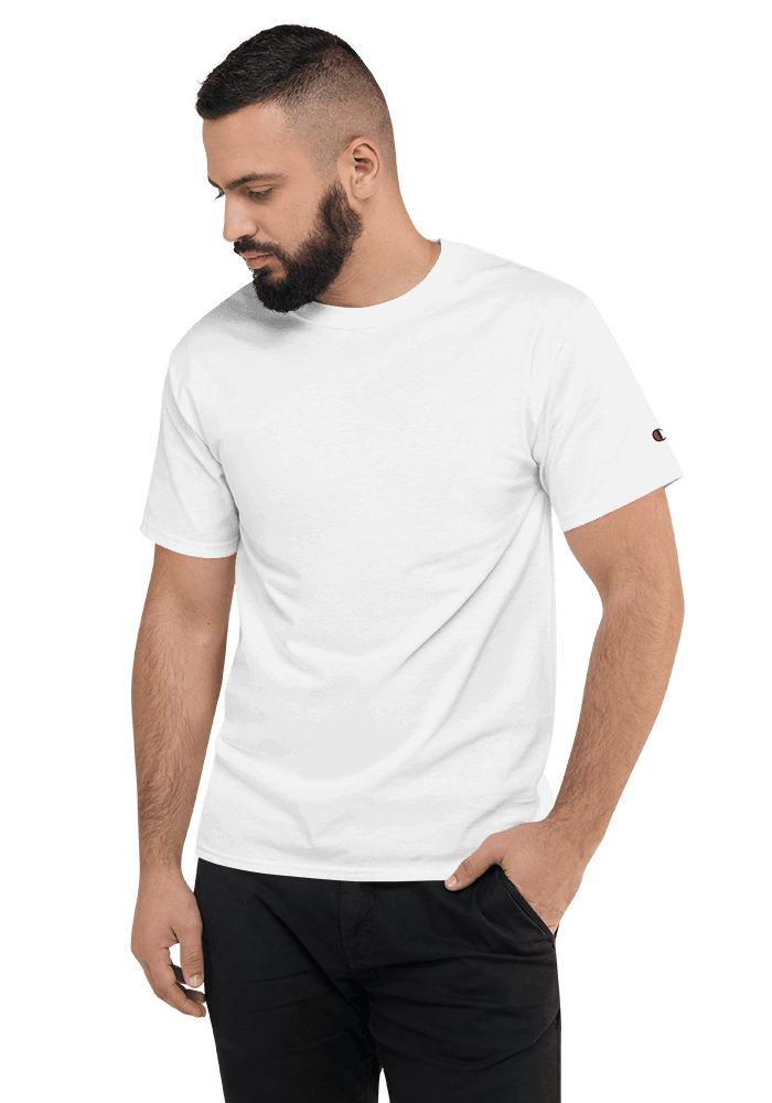 champion grey tee