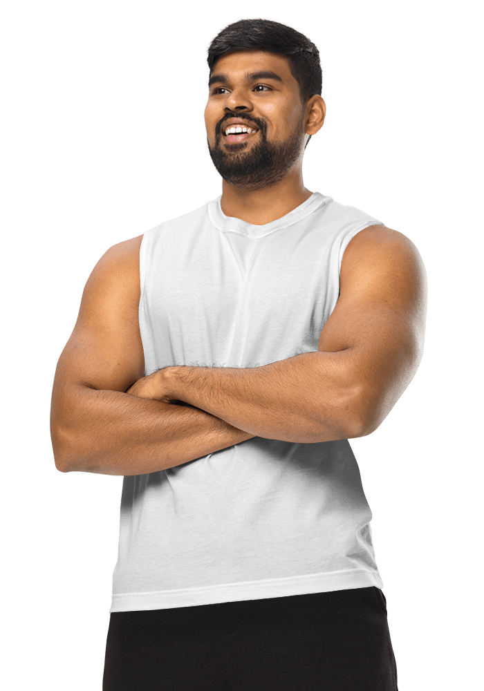 MEN'S OVERSIZED TANK - WASHED GREY – MUSCLE REPUBLIC