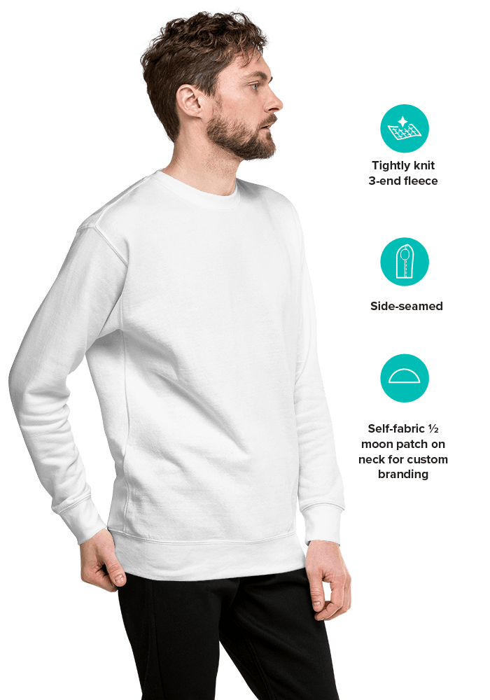 Bulk 100% Cotton Crewneck Sweatshirts 