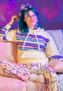 All-Over Print Recycled Unisex Hoodie thumbnail 1