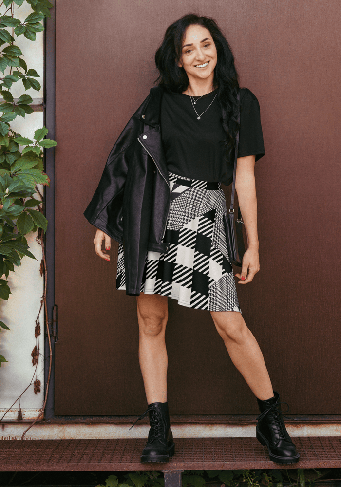 Plaid skater cheap skirt quality