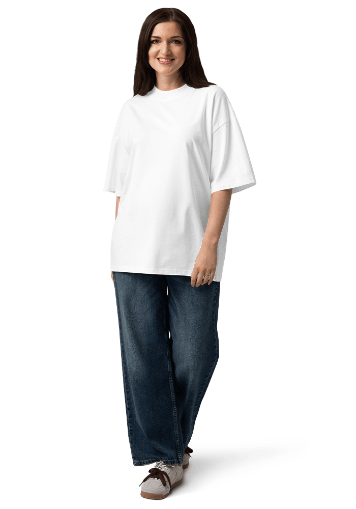 ユニセックスオーガニックオーバーサイズハイネックTシャツ - Stanley