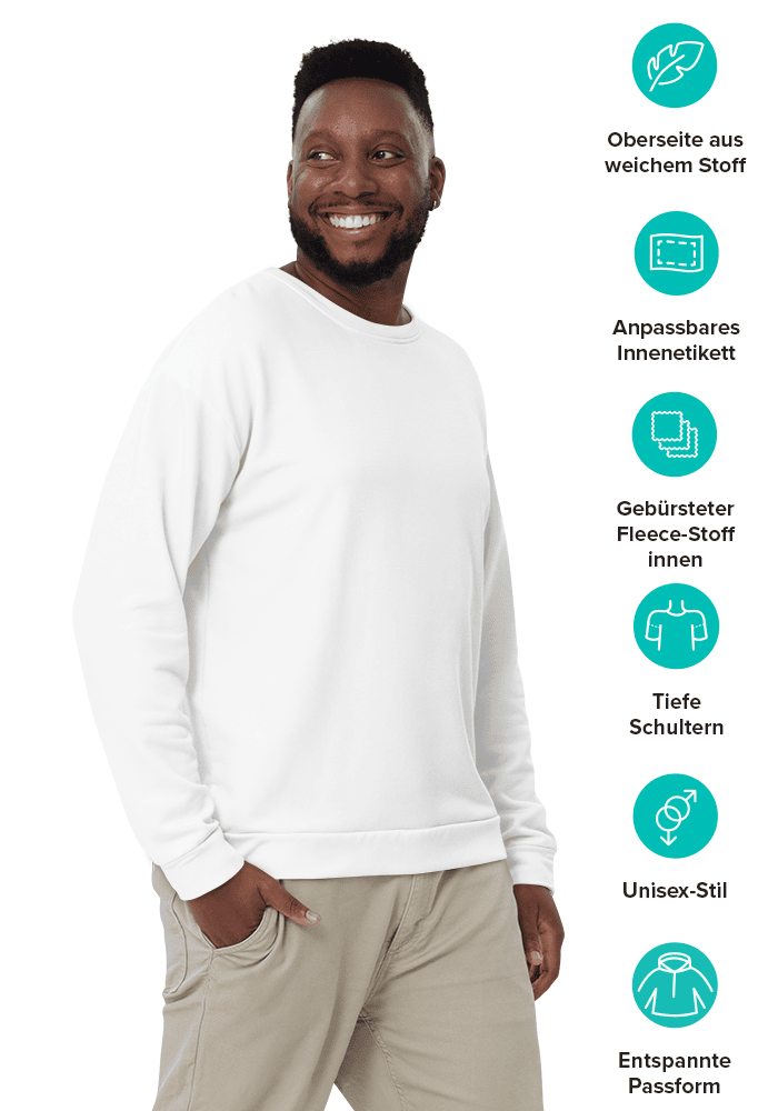 Recycelter Unisex Allover-Pullover