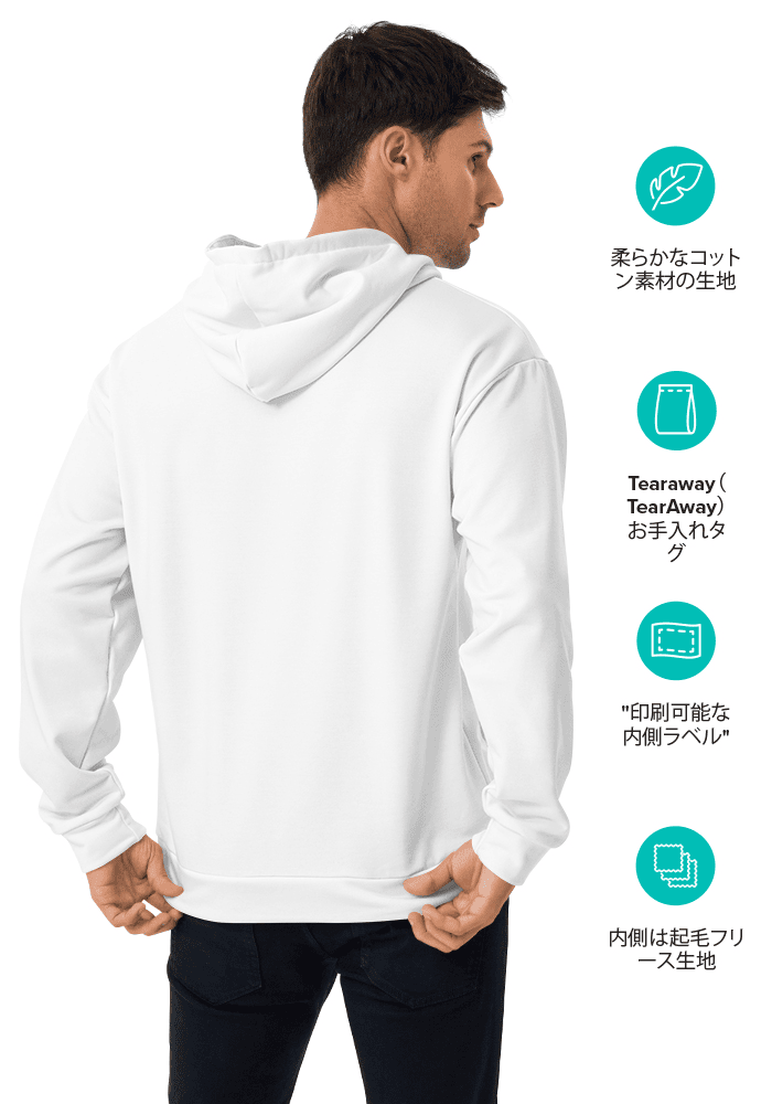 全面プリント リサイクル ユニセックスパーカー | Printful