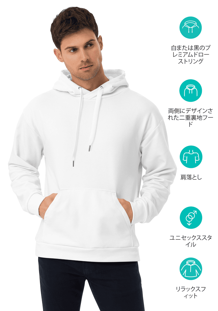 全面プリント リサイクル ユニセックスパーカー | Printful