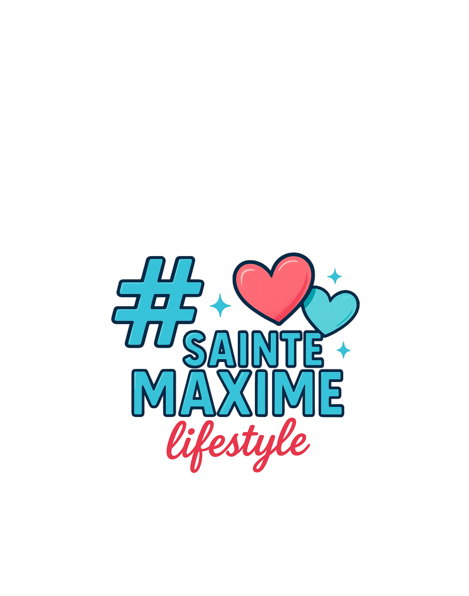 T-shirt Femme #SAINTEMAXIME Logo 2026 - vue 2