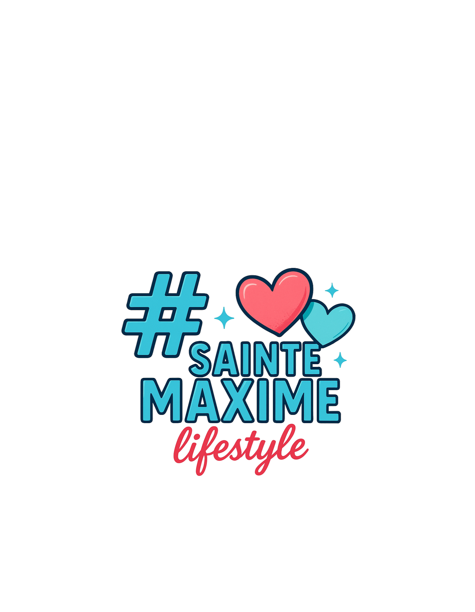 T-shirt Homme #SAINTEMAXIME Logo 2026 - vue 2