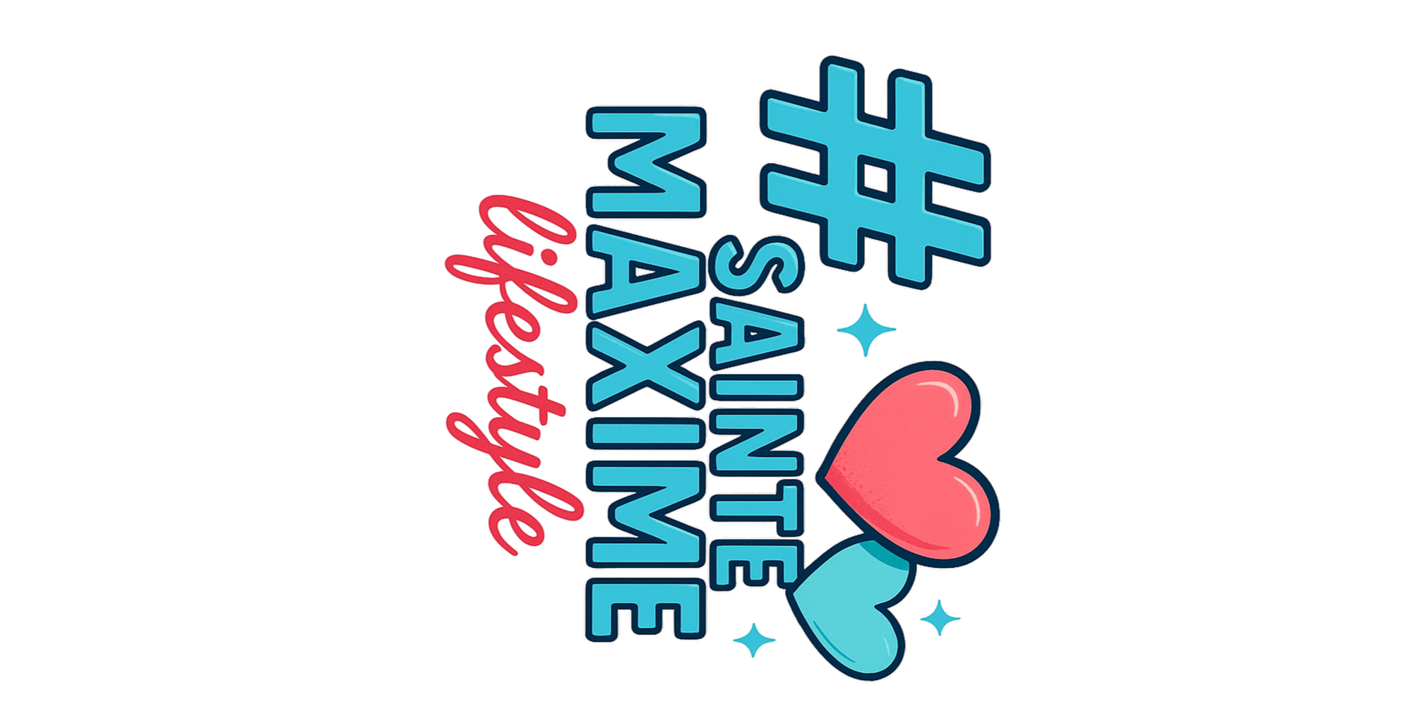 Serviette de Plage #SAINTEMAXIME Logo 2026 - vue 2