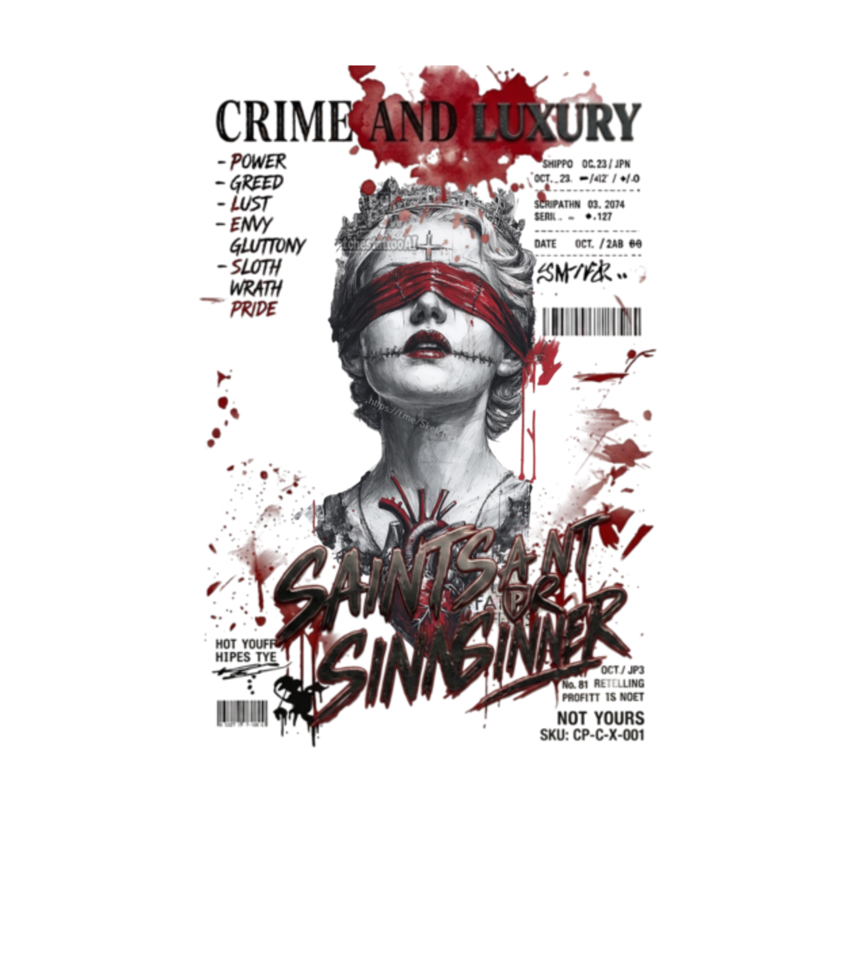Saints & Sinners Bleeding Heart Hoodie