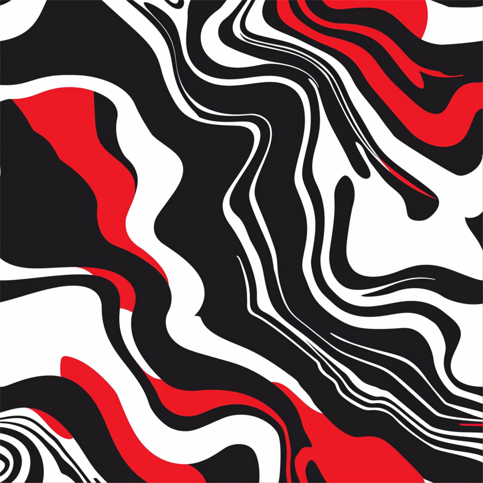 Black & Red Chi Town Men’s high top canvas shoes