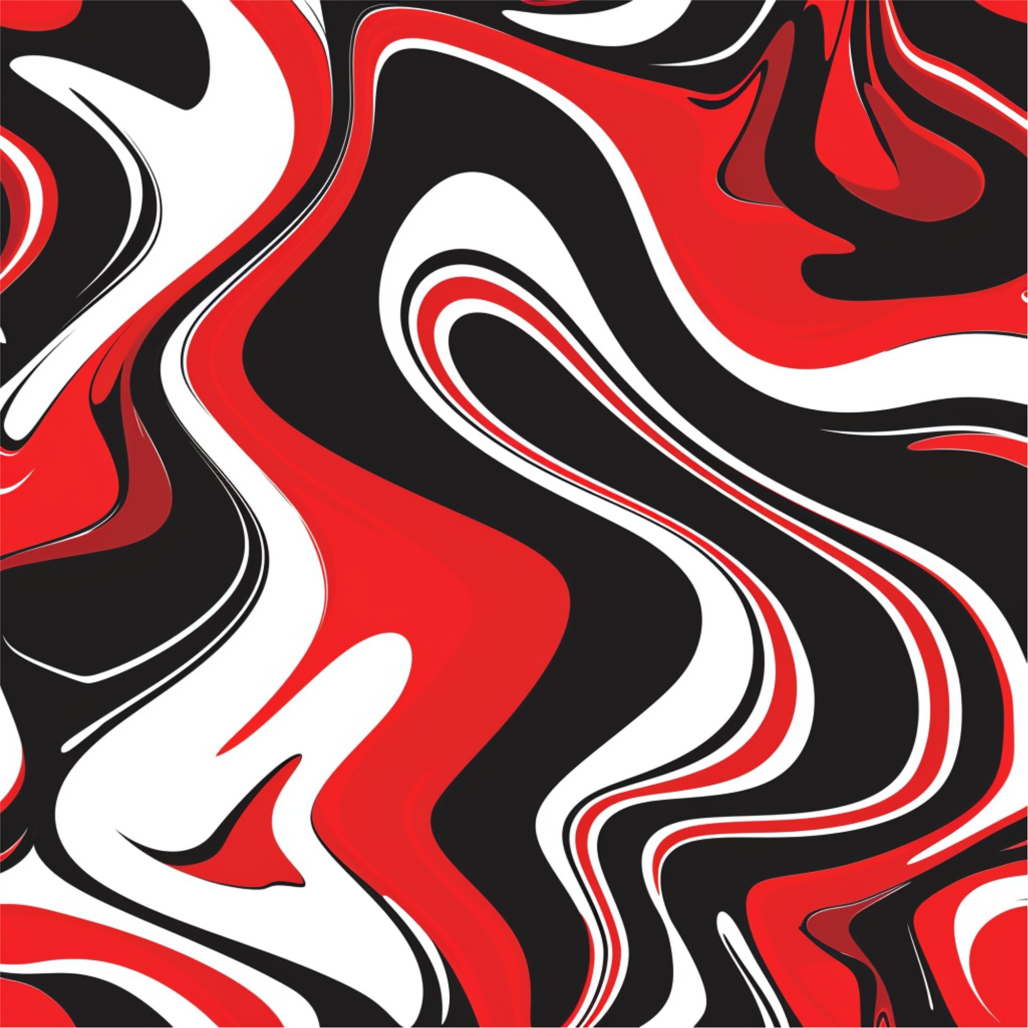 Black and Red Chicago Love - Snake  Men’s high top canvas shoes