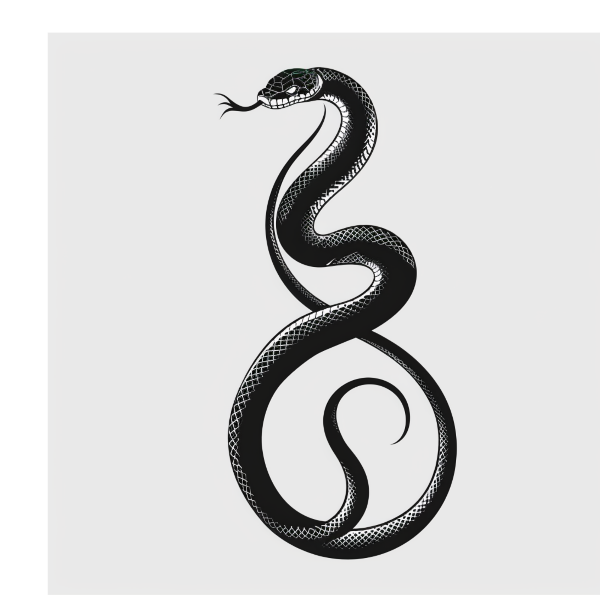 Black and Red Chicago Love - Snake  Men’s high top canvas shoes