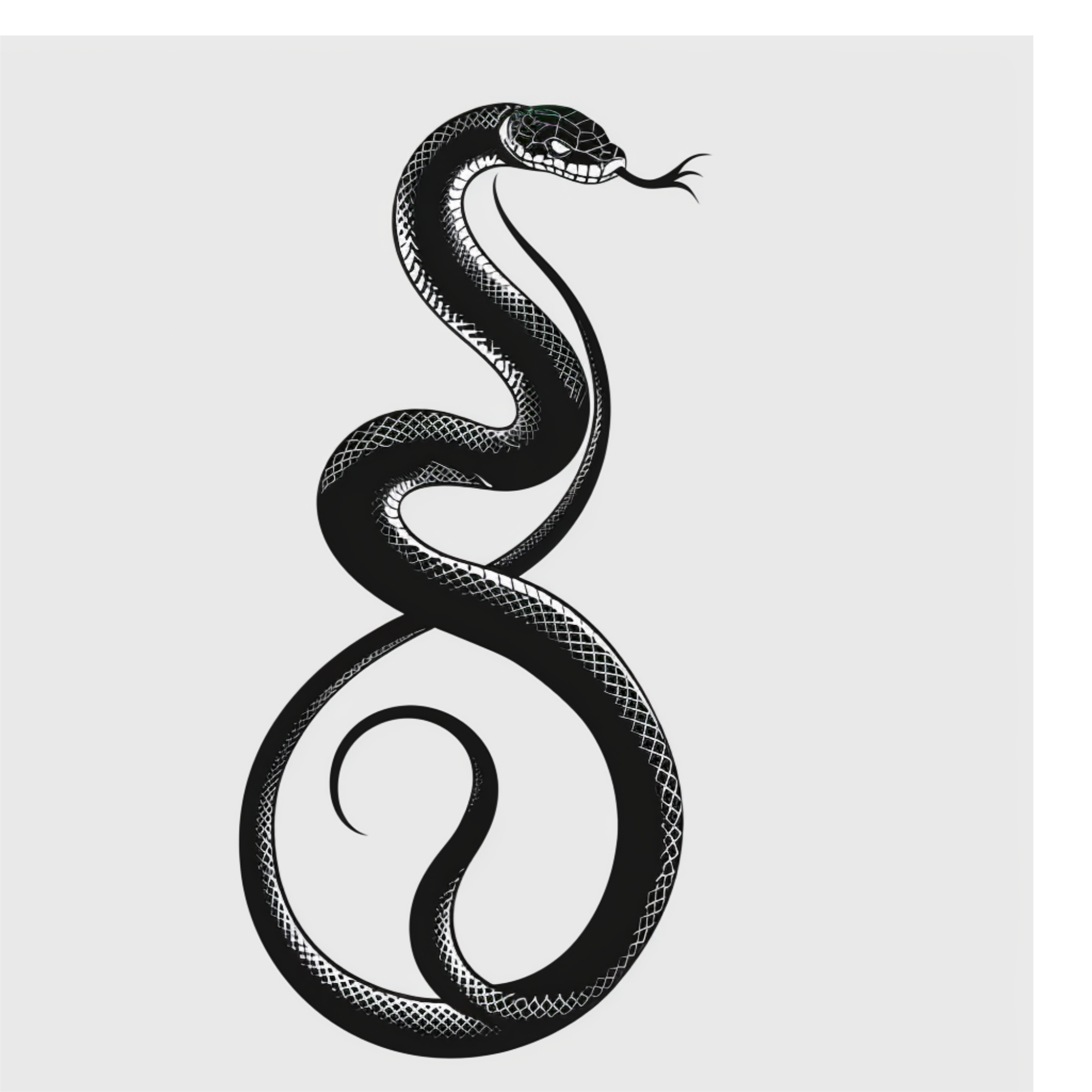 Black and Red Chicago Love - Snake  Men’s high top canvas shoes