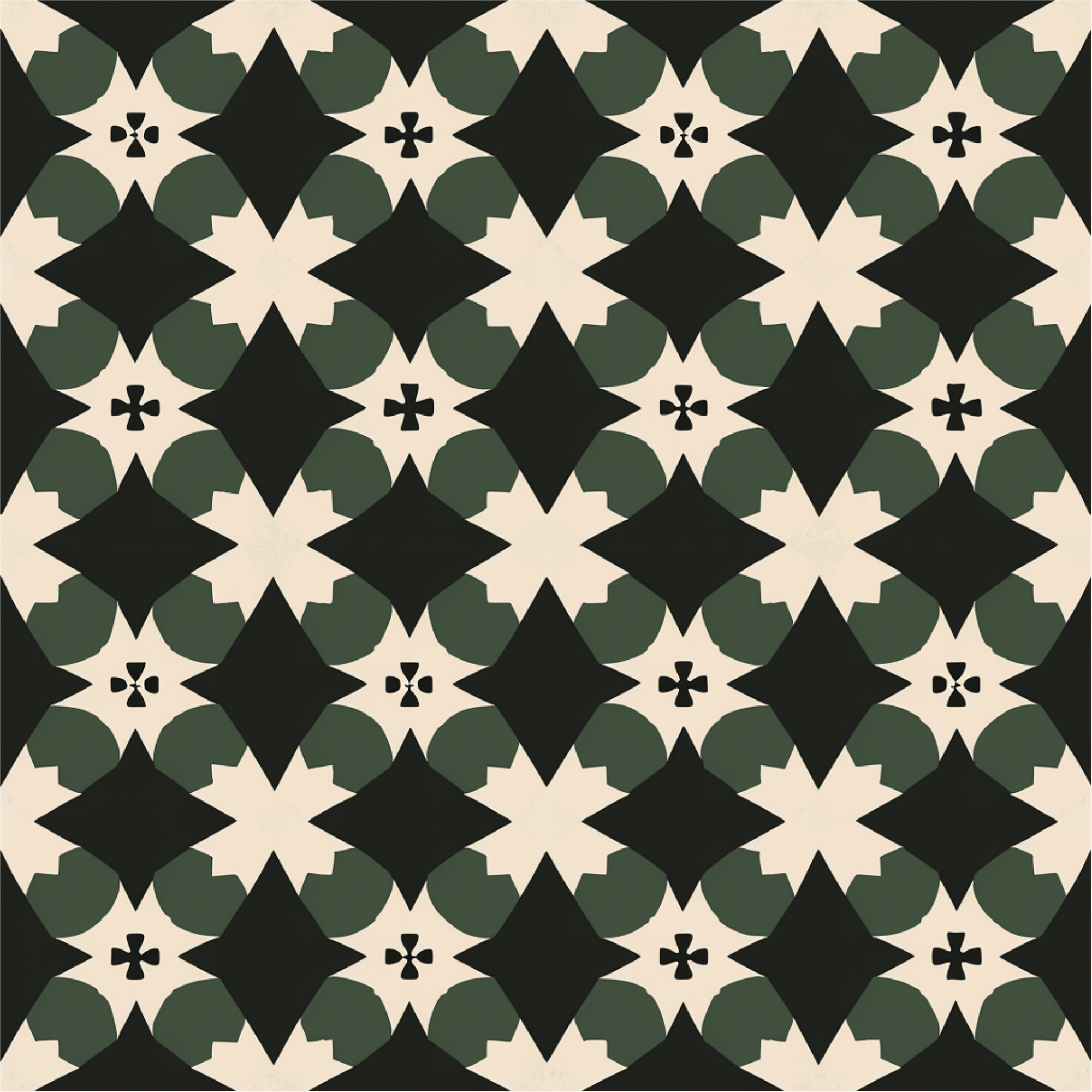 Iconic Green Pattern - Women’s high top canvas shoes