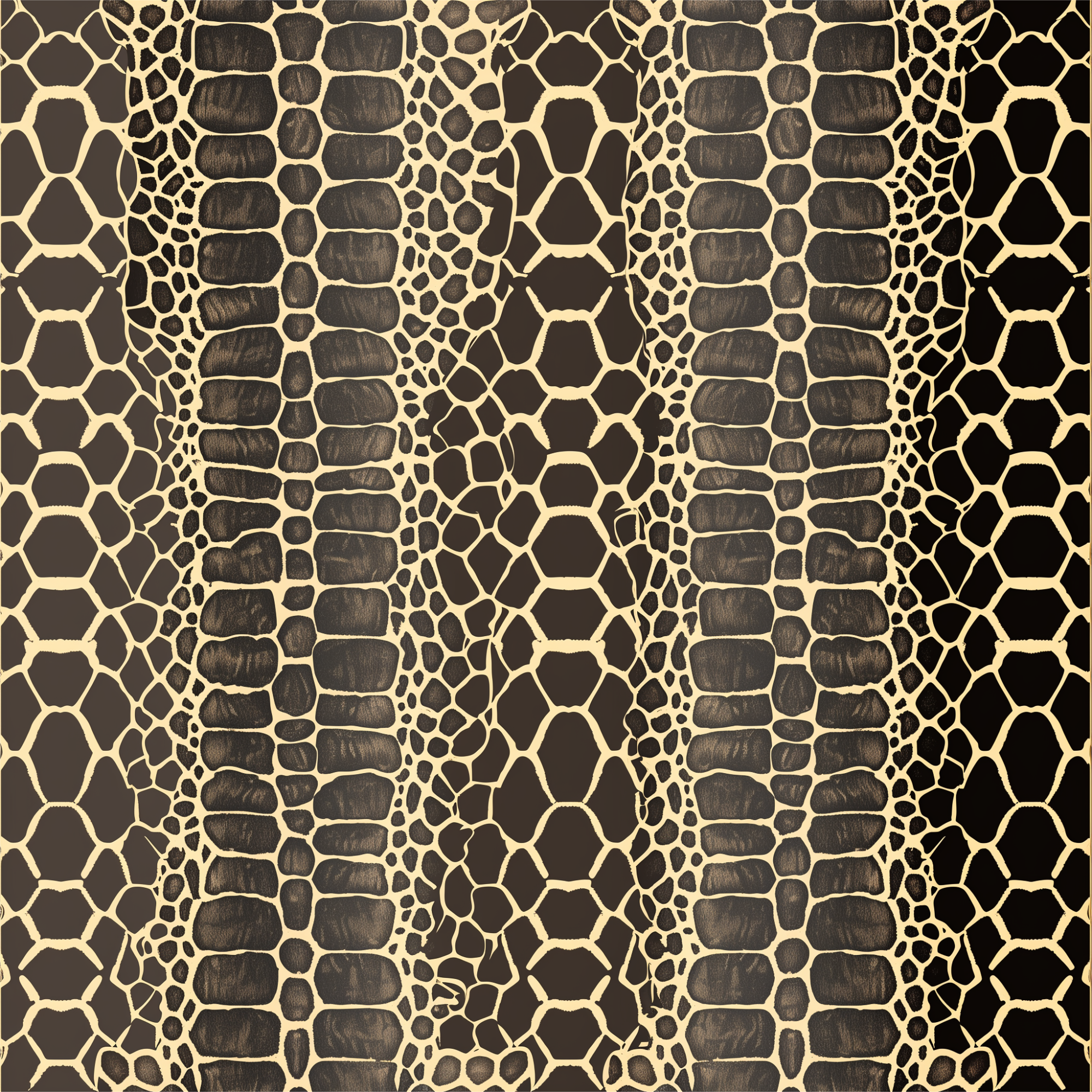 Black and Gold Snake Skin Women’s high top canvas shoes