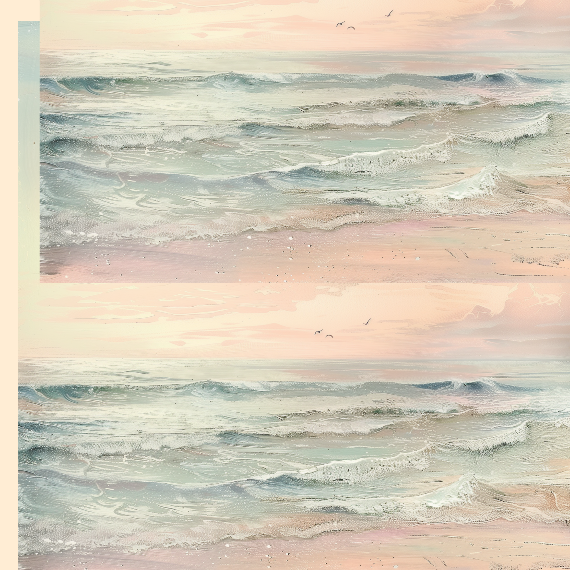 Seaside Serenity Women’s high top canvas shoes