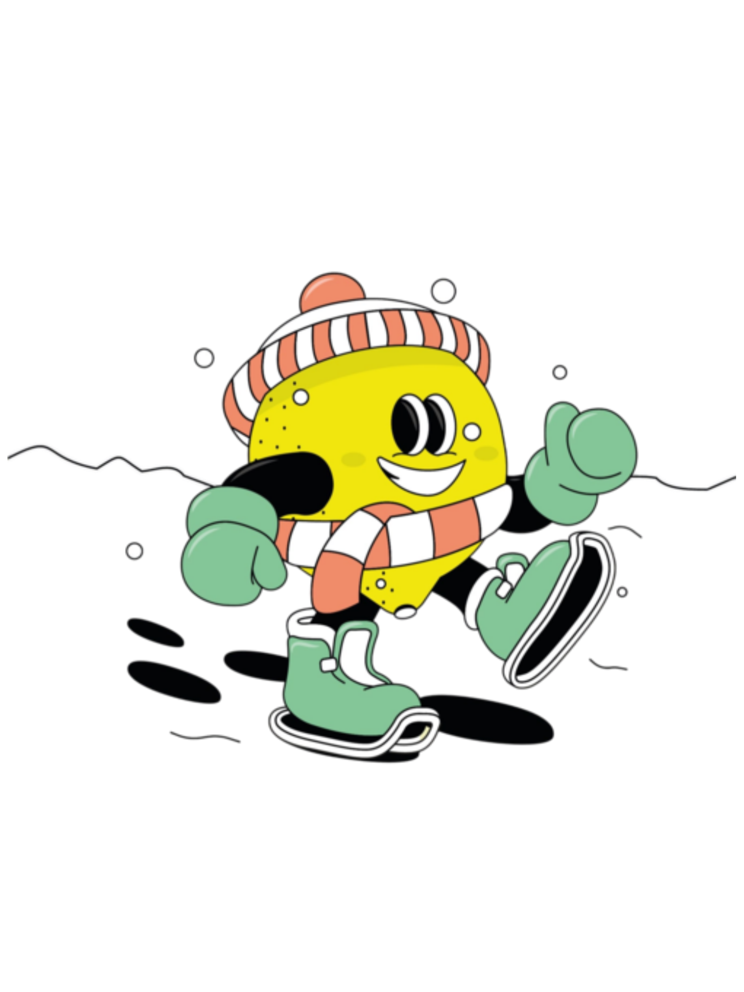 T-shirt 100% coton, "Nordik Lemon" - photo 2