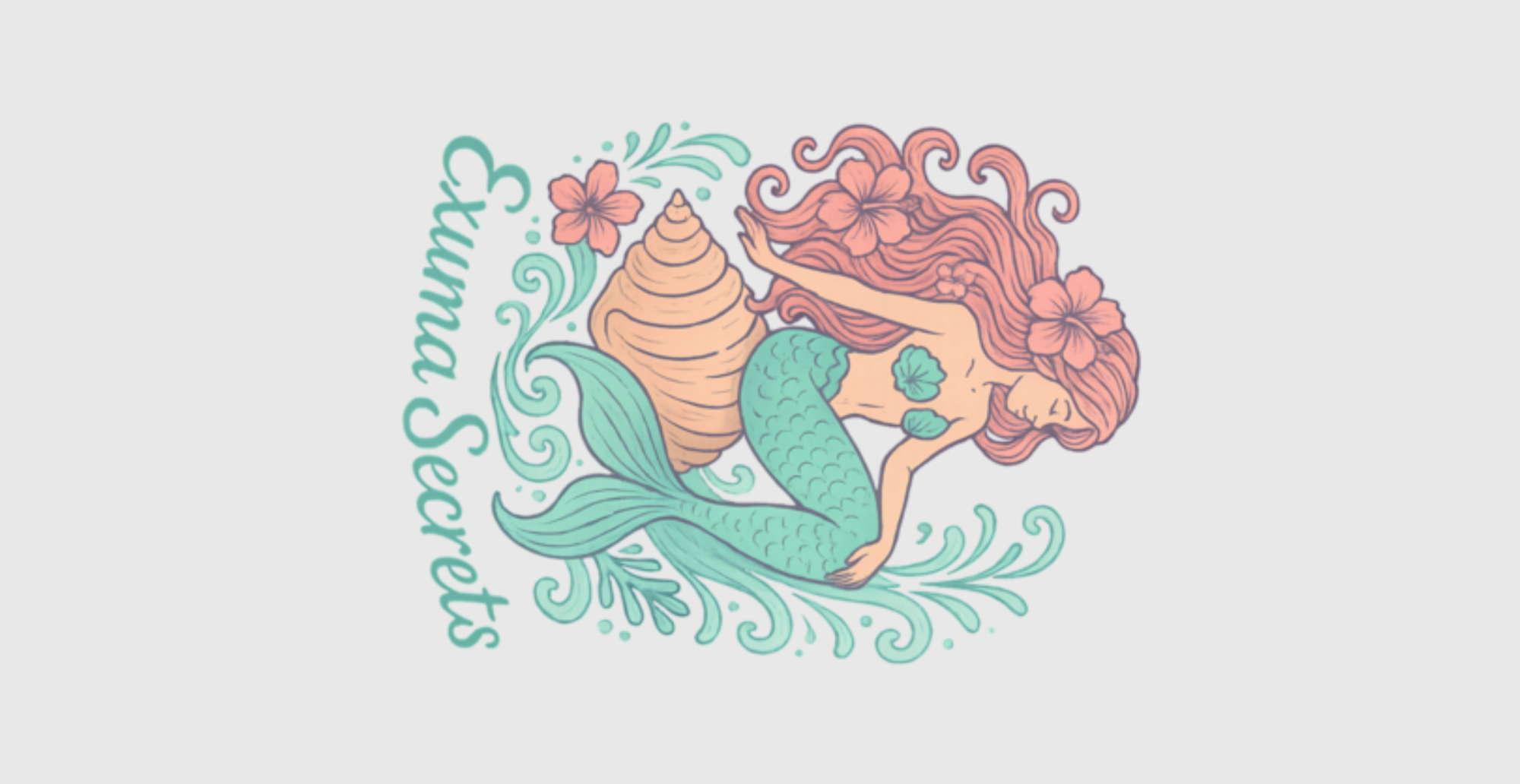 Seashell Siren Beach Towel