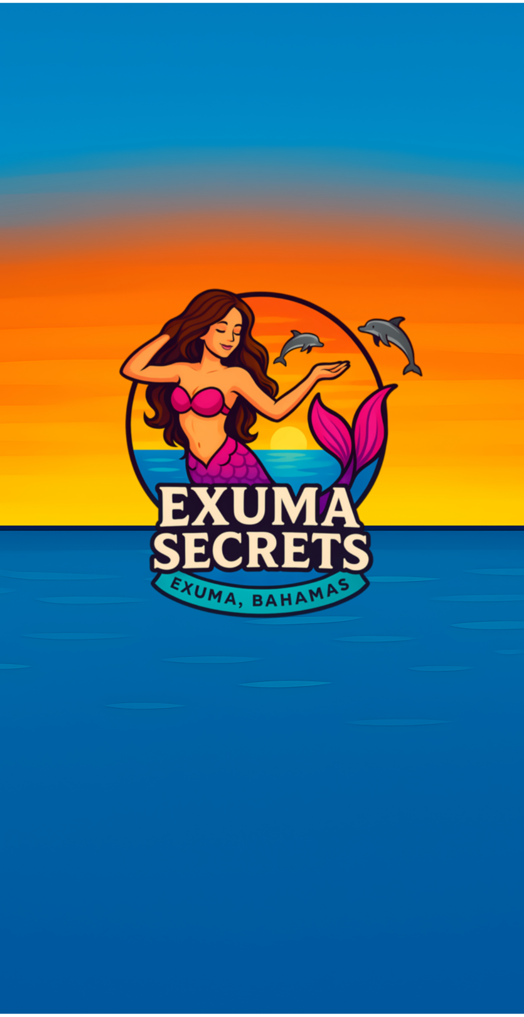Tropical Mermaid Sunset Beach Towel