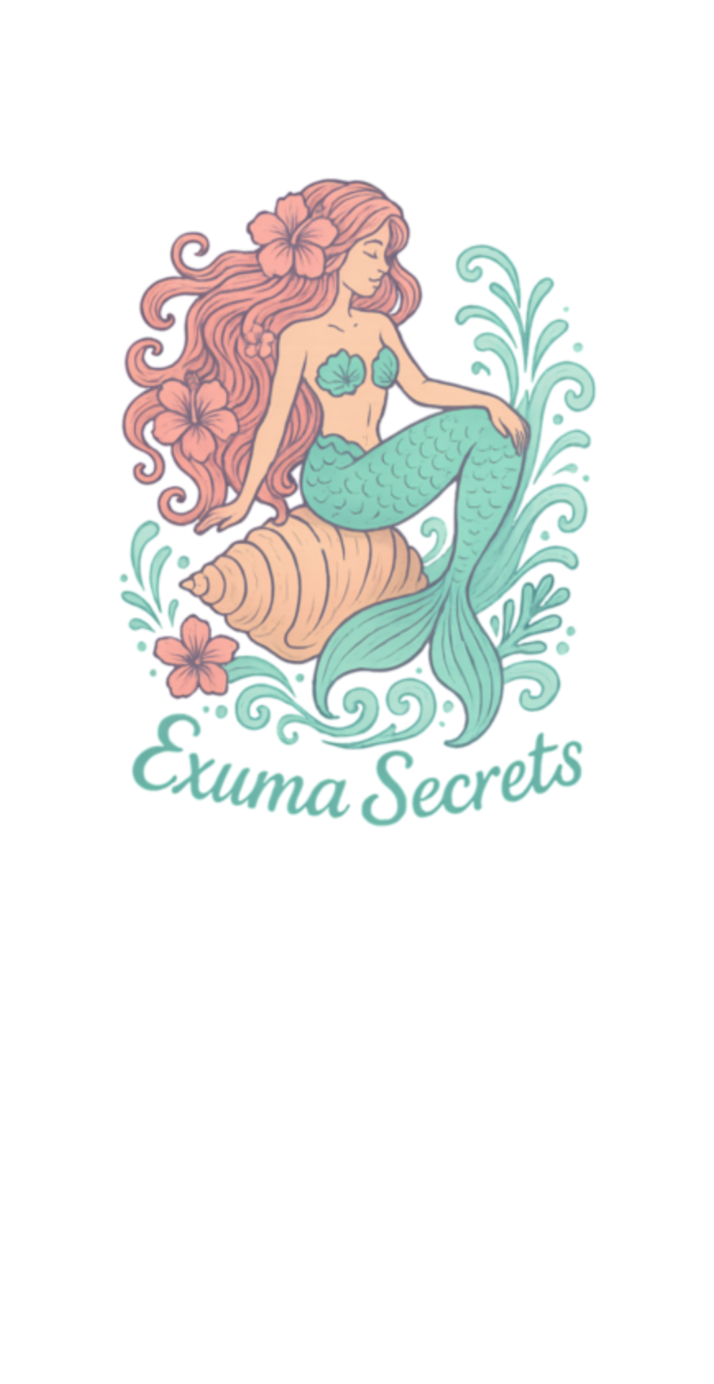 Seashell Siren Can cooler