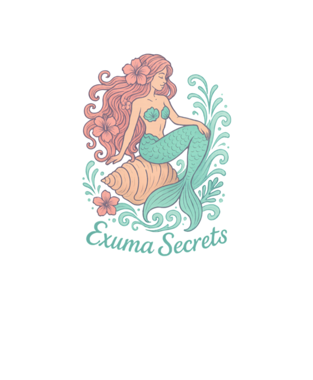 Seashell Siren Can cooler