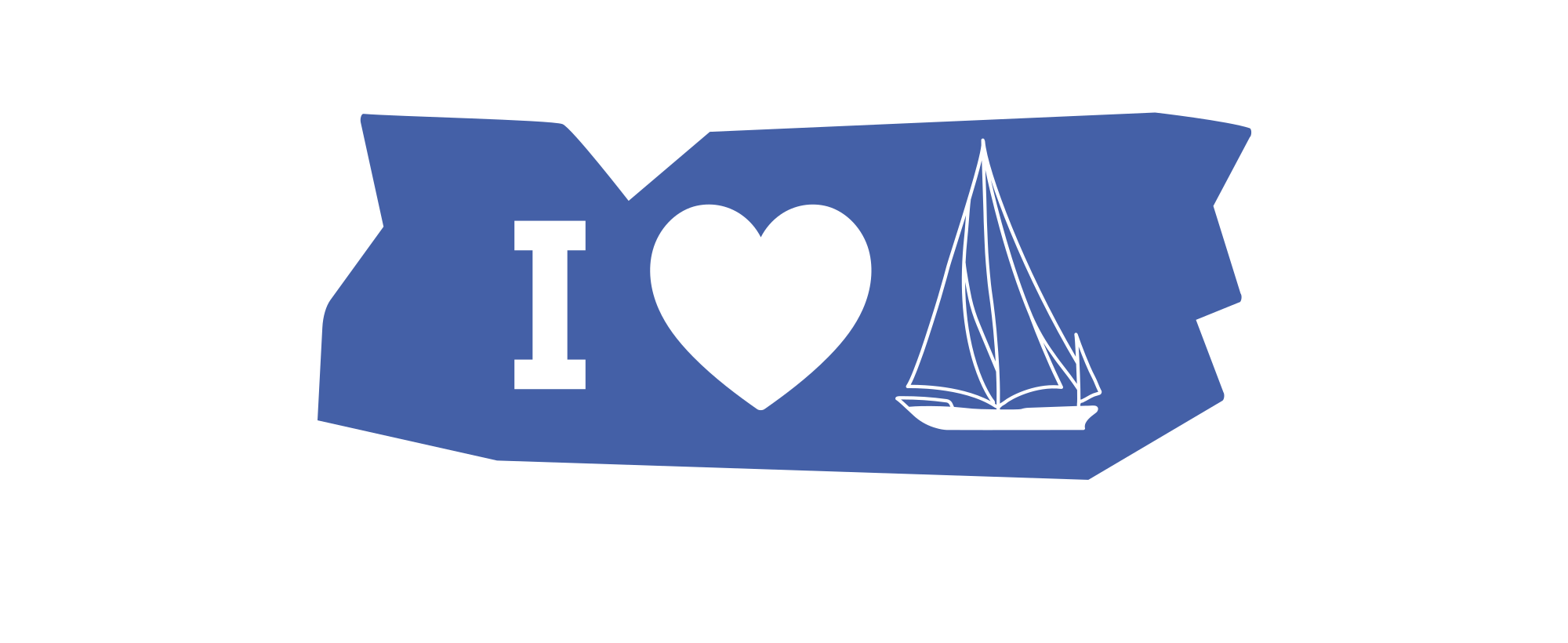 I love Sailing Waterfles 2