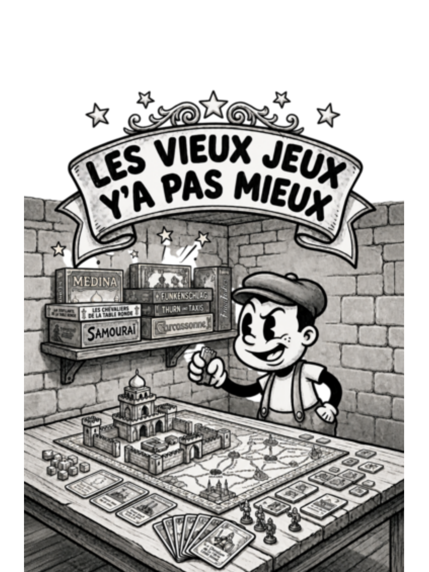 T shirt les vieux jeux