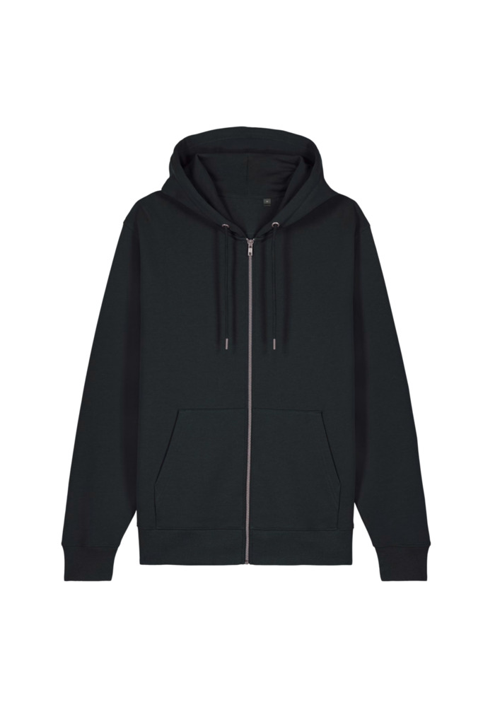 Unisex heavyweight zip-up hoodie - Black
