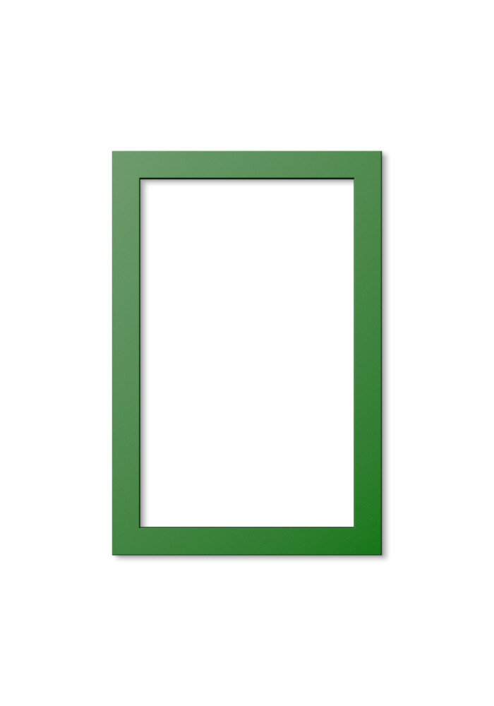 Matte Colored Frame Posters — Forest Green