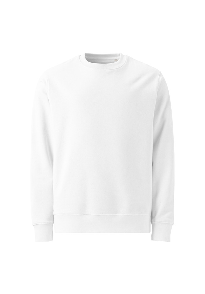 Unisex eco sweatshirt / White / XL