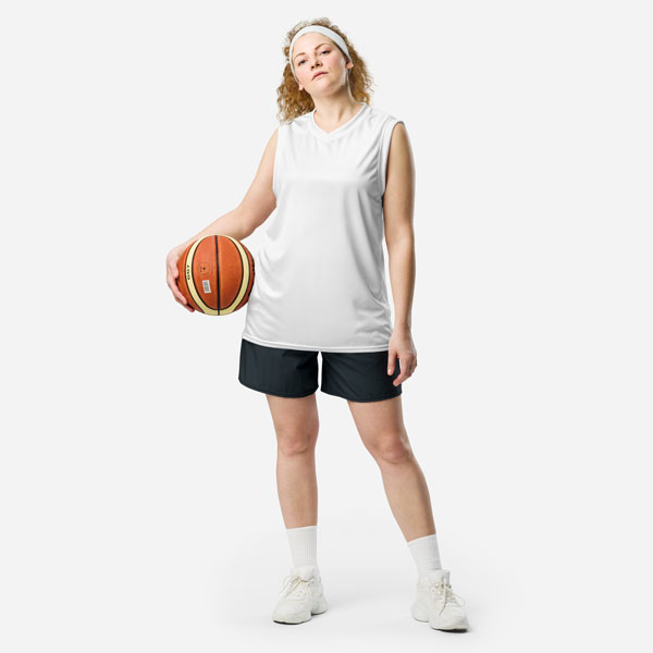 All-Over Print Recycled Unisex Basketball Jersey