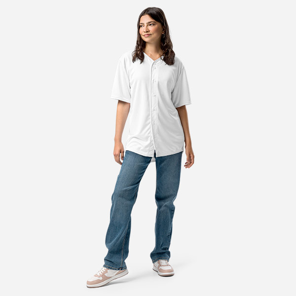 All-Over Print Recycled Unisex Baseball Jersey