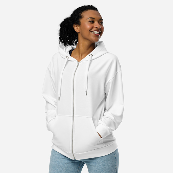 All-Over Print Recycled Unisex Zip Hoodie