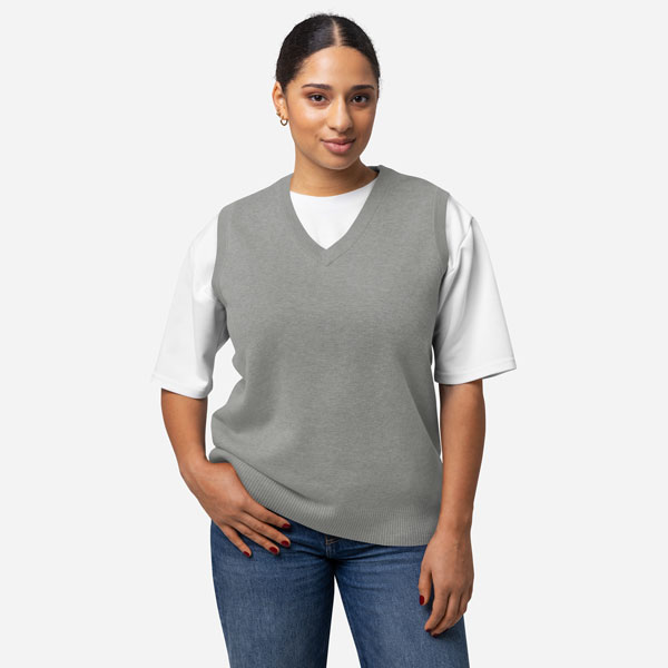 Unisex Knitted V-Neck Vest