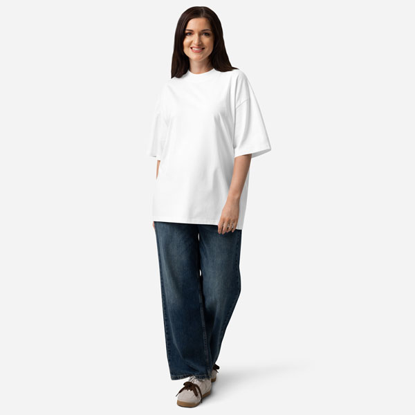Unisex Organic Oversized High Neck Blaster 2.0 T-Shirt | Stanley/Stella SATU020