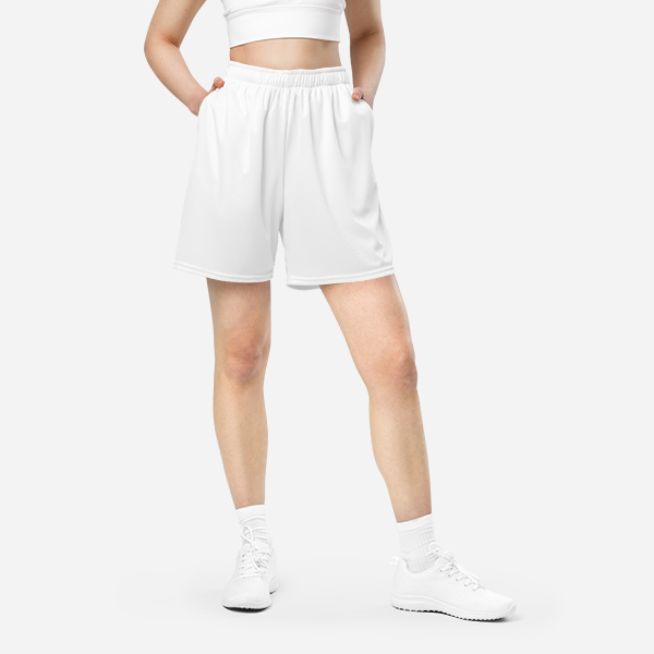 All-Over Print Recycled Unisex Mesh Shorts