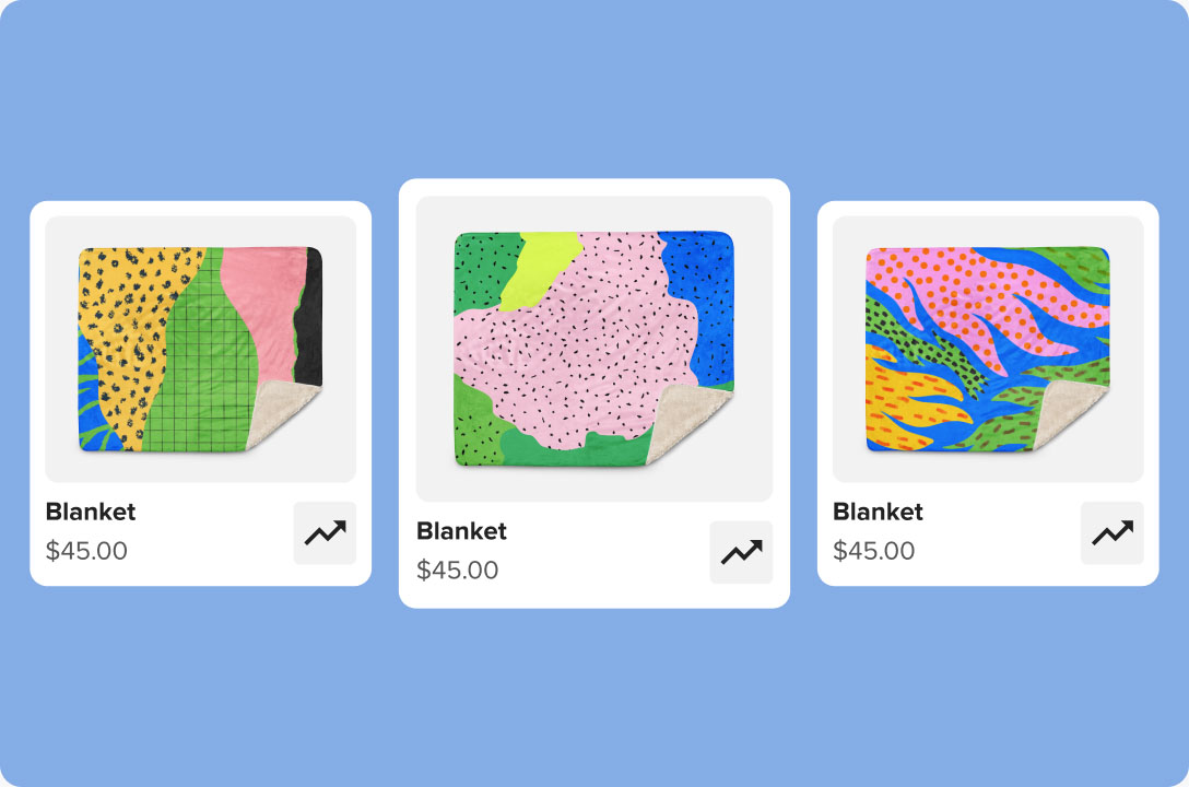 selection of blankets