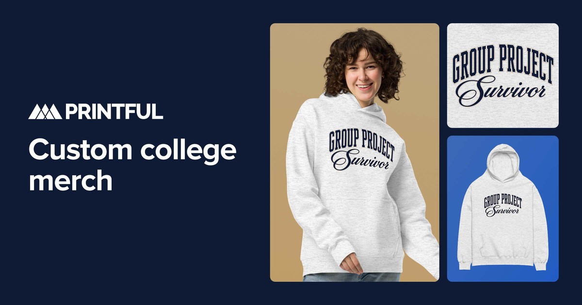 Custom college merch: Design and sell online